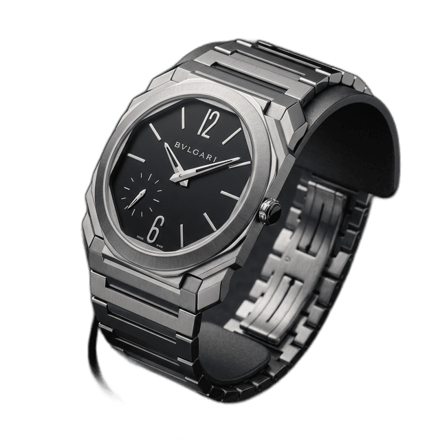 Relógio Bvlgari Octo Finissimo Aço Preto