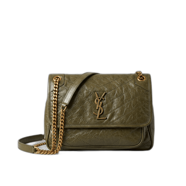 Saint Laurent Niki Baby Verde Oliva
