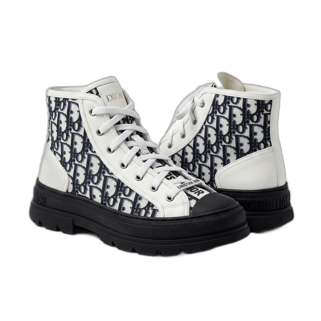 Tênis Dior Walk'n'Dior High Branco Oblique