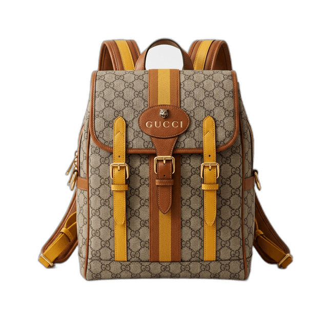 Mochila Gucci GG Supreme Neo Vintage Caramelo