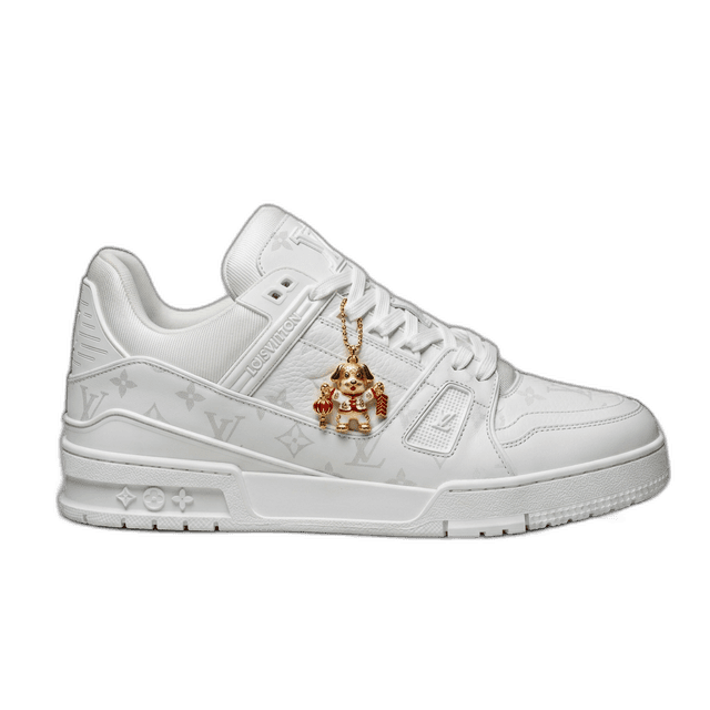 Tênis Louis Vuitton LV Trainer CNY Branco