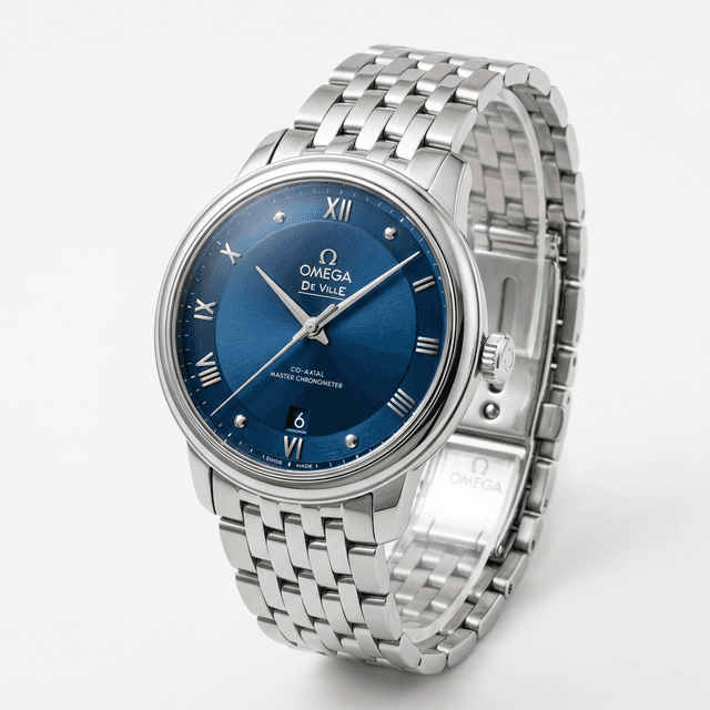 Relógio Omega De Ville Prestige Azul