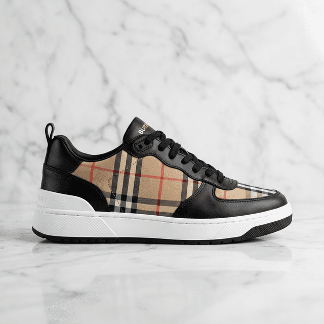 Tênis Burberry Vintage Check Sneaker Preto